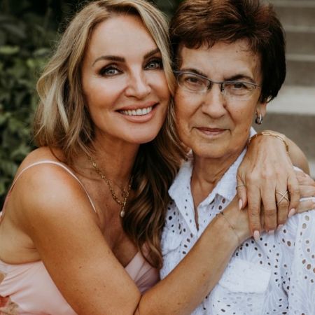 Eva Halina Rich and her elusive mother took a picture on Mother's Day. 